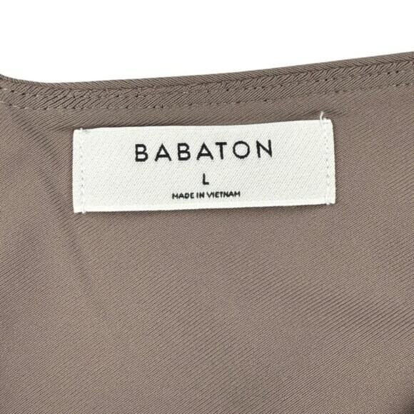 Aritzia Babaton Contour Bodysuit In Deep Taupe Size Large - Picture 3 of 5